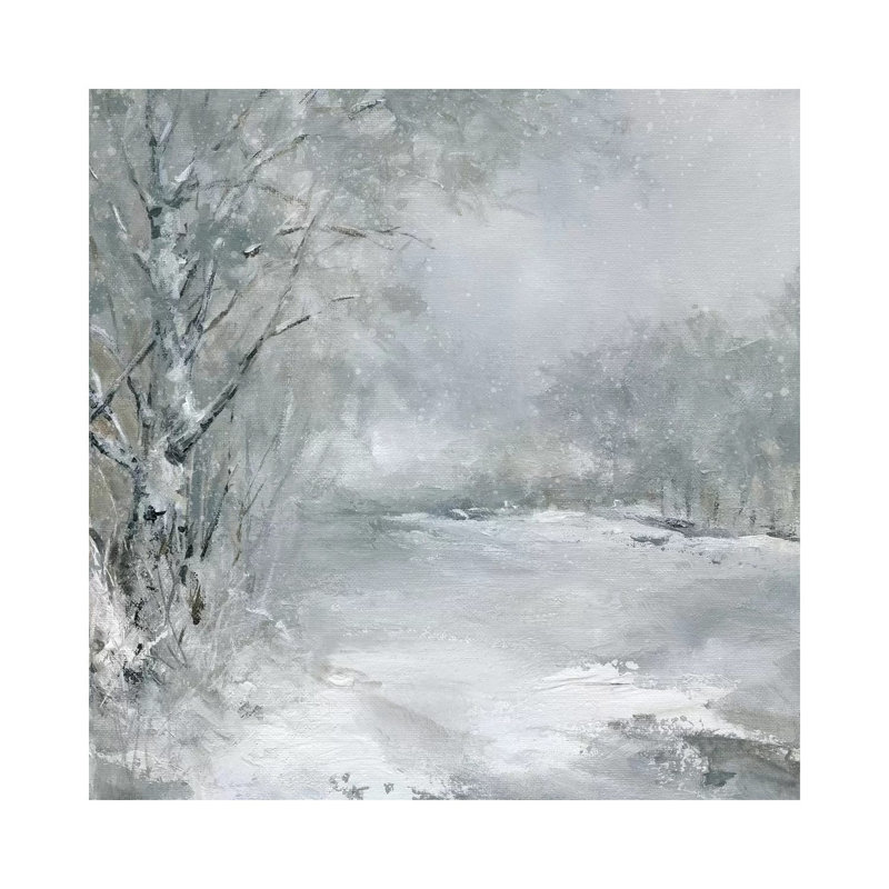 Winter Wonderland 1 Piece Wrapped Canvas Painting, 66.04 cm H x 66.04 cm W x 1.91 cm D