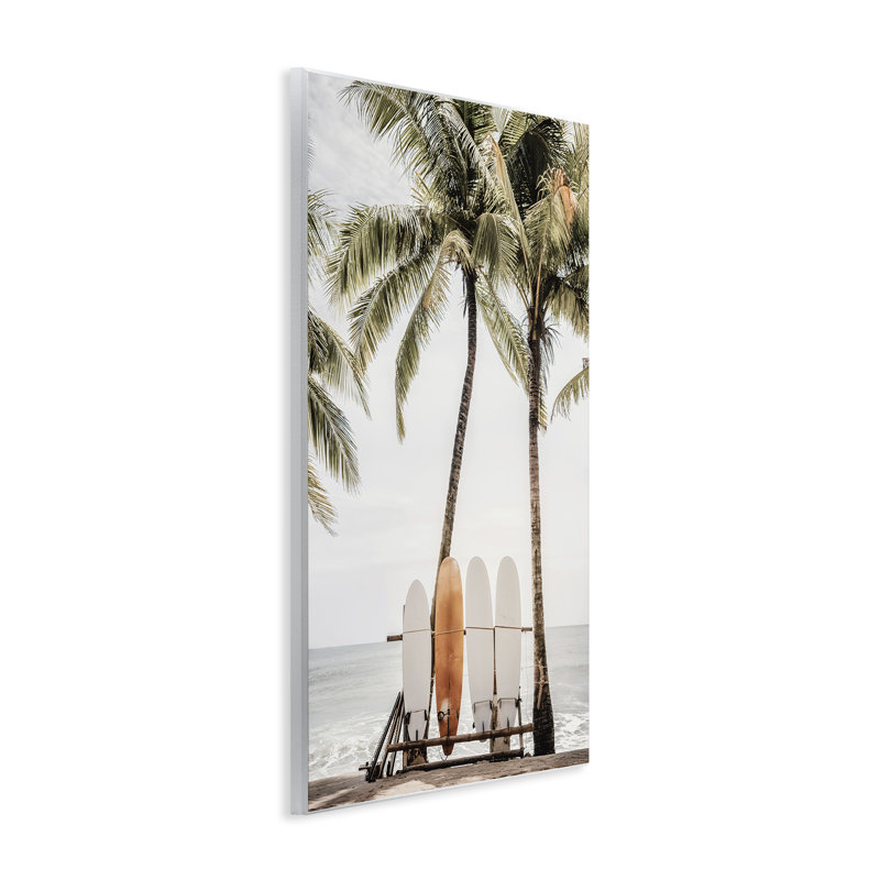 «Hawaii Surf Planches View Wall Art» par Sissi et Seb, H 19 po x l 13 po