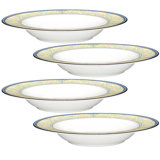 Noritake Menorca Palace Set Of 4 Soup Bowls, 8-1/4", 12 Oz.