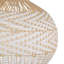 Luminaire suspendu en rotin Boho pour îlot de cuisine naturel et blanc tissé à la main Boho-360767679