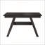 Ensemble de salle à manger à hauteur de comptoir rustique avec rangement, table en bois 6 pièces, banc et 4 chaises pour cuisines modernes et petits espaces-129945705