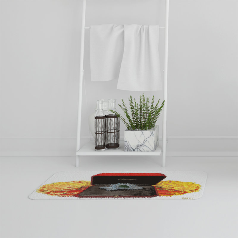 Georgea Memory Foam Non-Slip Backing Bath Mat