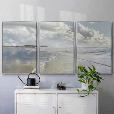 Infinity Beach, reproduction sur toile 3 pièces