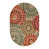 Oval 4'1" x 6'1"