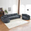 Ensemble de canapés modulaires surdimensionnés de 139 po avec canapé modulaire Cloud et siège profond pour salon, gris-131246723