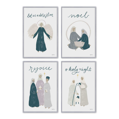Heaven's Glow, ensemble de 4 reproductions d'art