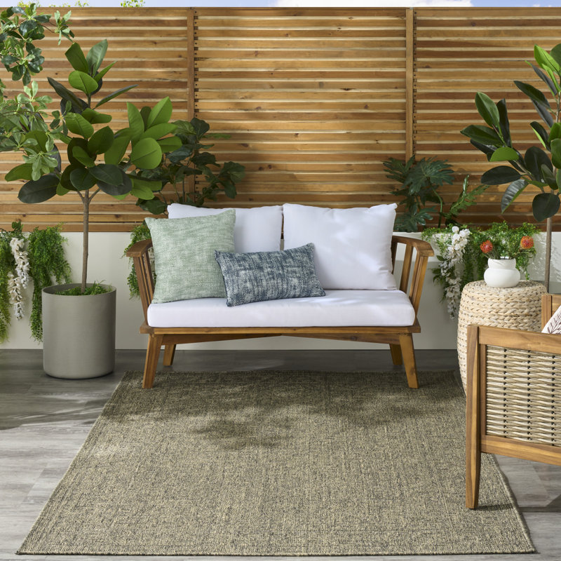 Tulum Persian Indoor/Outdoor Area Rug, Rectangle 5'3" x 7'
