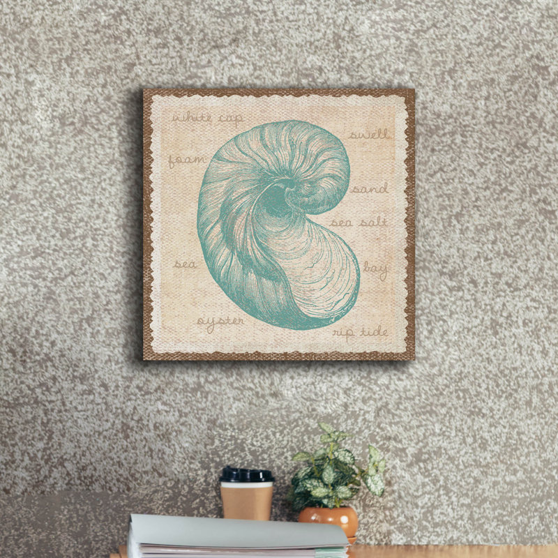  'Oyster' by Erin Clark Canvas Wall Art, 26" x 26", H 18 po x l 18 po x P 0,75 po