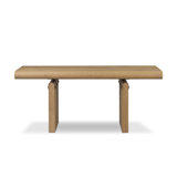 Cleo Desk-Worn Black Oak