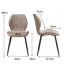 Encinitas 127cm H Upholstered Metal Side Chair-485902938