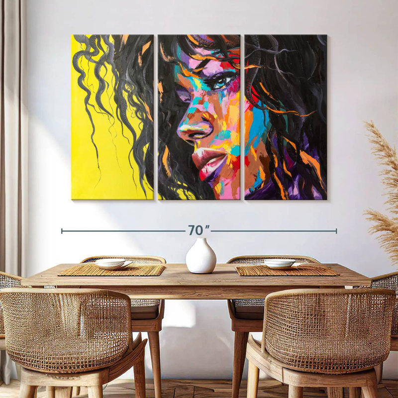 Huile pour cheveux bouclés Leisha, H 42 po x l 65 po