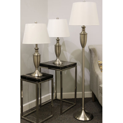 Tipler Floor and Table Lamp Set