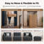 Oversized Modular Sectional Sofa, 4 Seat U shaped Cloud Sectional Couch with 2 Ottomans-350572834