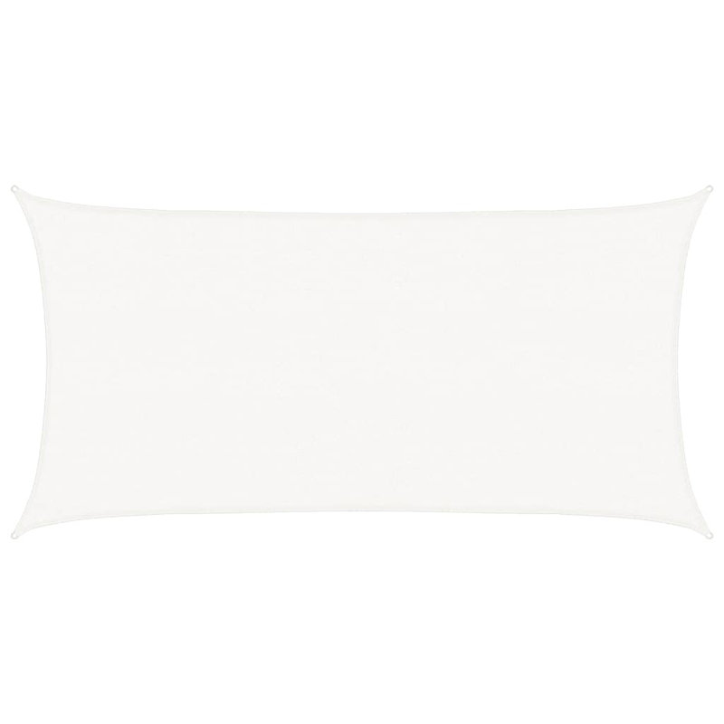 Attalus Rectangular Shade Sail, White, 3.5m x 5m