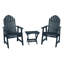 Chaise Adirondack en plastique avec table Anette-294805823