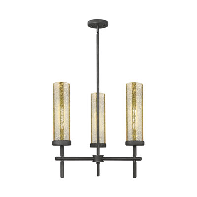 Lincoln 3 Light 12" Stem Hung Pendant