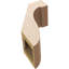 Attelle de genou Del Monte Timberthane en faux cèdre brut, l 5 po x P 8 po x H 12 po, brun clair apprêté-88136367