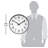 19" Wall Clock