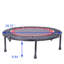 Mini trampoline d'exercice 40 "pour adultes et enfants - Rebond de coussin de sécurité Max
