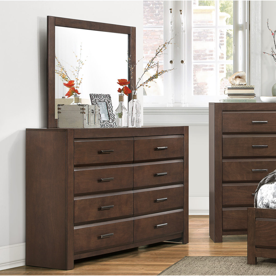 Mccarver 59'' W 8 - Drawer Dresser Red Barrel Studio®