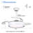 Gerede 36" Integrated LED Retractable Ceiling Fan-598517736