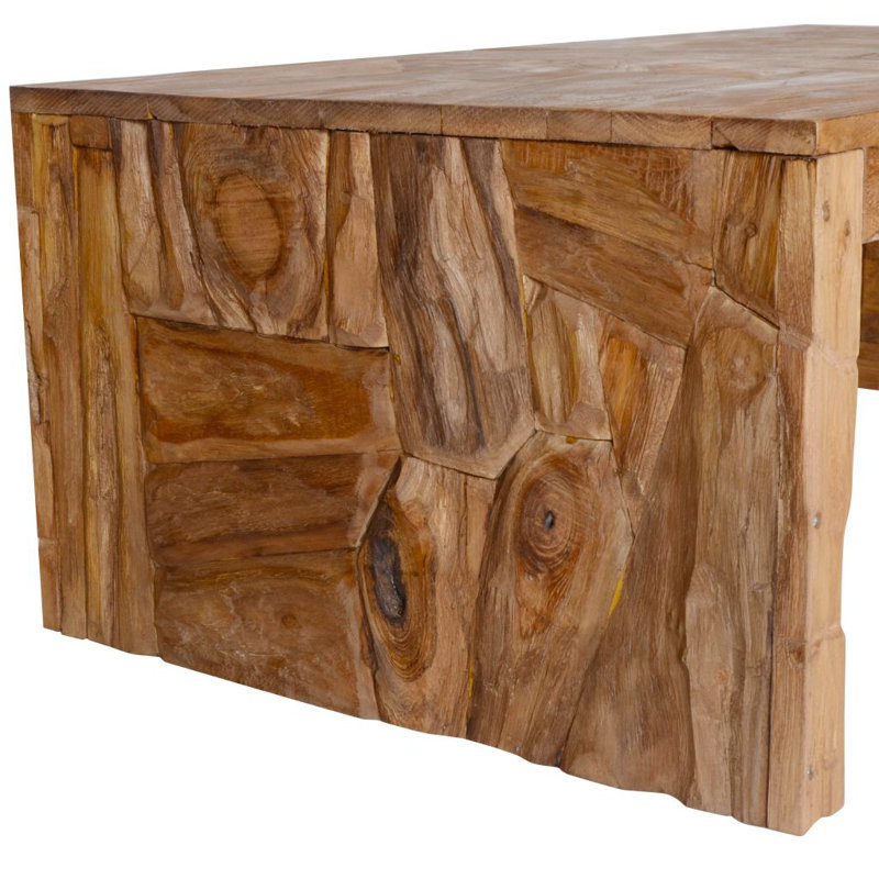 Dillwyn Solid Wood Sled Coffee Table