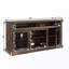 Meuble télé avec armoire et foyer