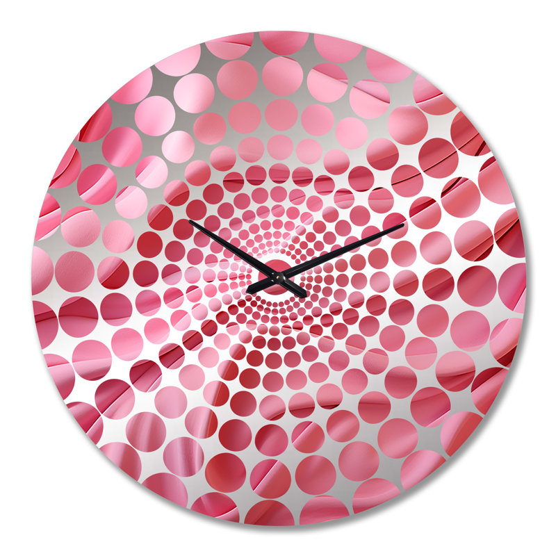 Narla - Horloge murale géométrique abstraite, Très grand
