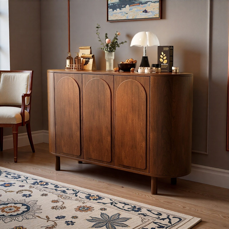 47.24-inch Walnut-Finish Sideboard