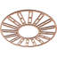 Médaillon de plafond en bois Hale-63412177-63412172