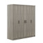 Armoire 4 portes avec 1 tiroir