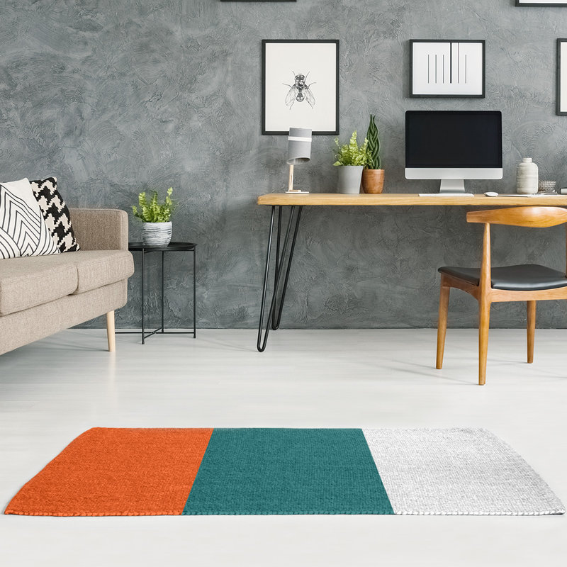 Chenille Indoor Rug, Rectangle 5' x 7'