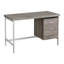 Bureau de 122 cm (48 po) de long pour la maison, fini stratifié brun contemporain, style moderne avec options de rangement