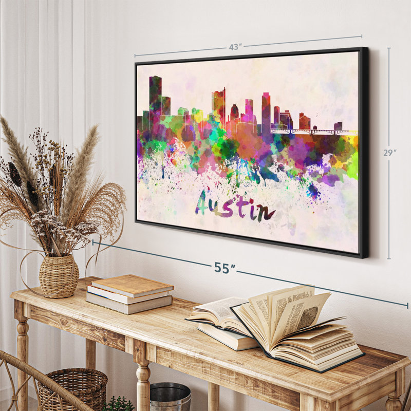Austin Austin, impression sur toile, H 29 po x l 43 po
