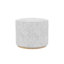 Repose-pieds Cloud avec base en bois - Boucle crème-1411552190