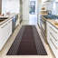 Tapis touffeté à motif géométrique brun Everlean-333851039