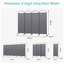 Rimersburg 225cm W x 185cm H 4 - Panel Folding Room Divider-70738157