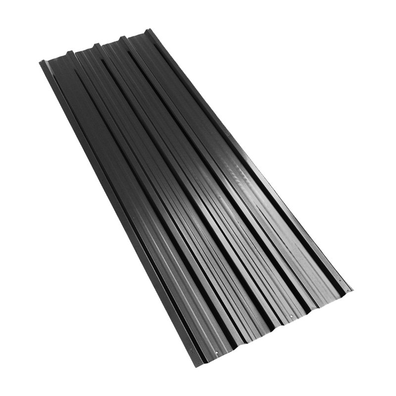 Dakota Fields Steel Roofing Kit, 129cm H x 45cm W x 0.48cm D, Black