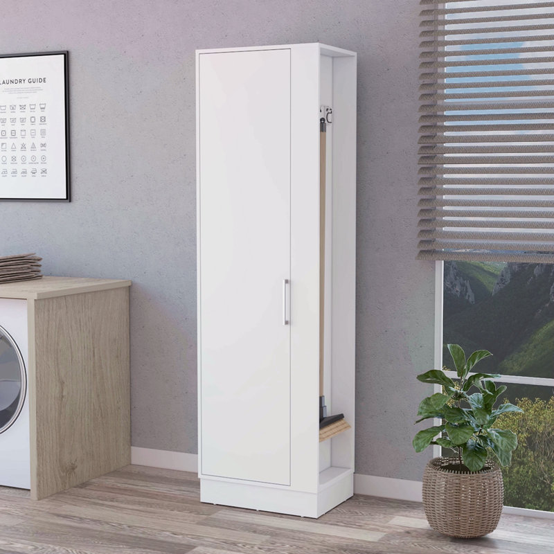 2-Door 6-Shelf Tall Storage Cabinet