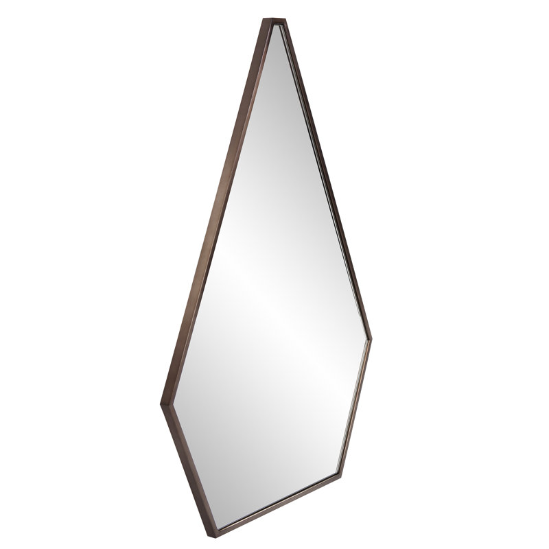 Alberte Metal Flat Wall Mirror