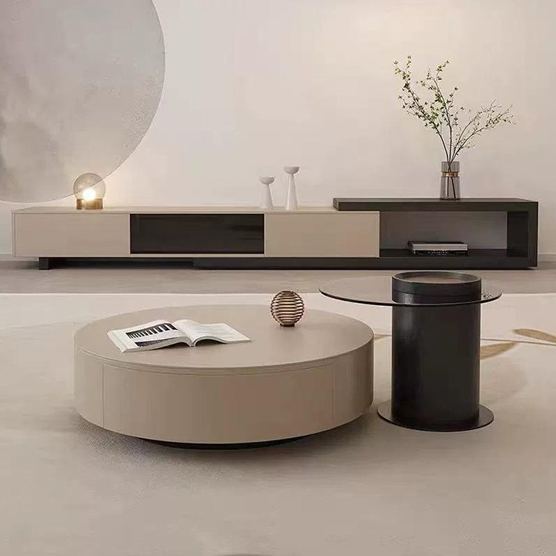 New style TV cabinet tea table combination