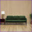 Canapé moderne en polyester vert 3 places - Petit canapé confortable pour le salon, la chambre à coucher, un appartement | Vert | Tissu | Polyester-1688925752