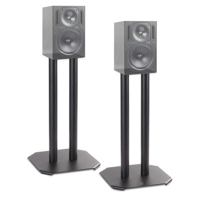 Pair Of Speaker Stands - Weighable With Sand