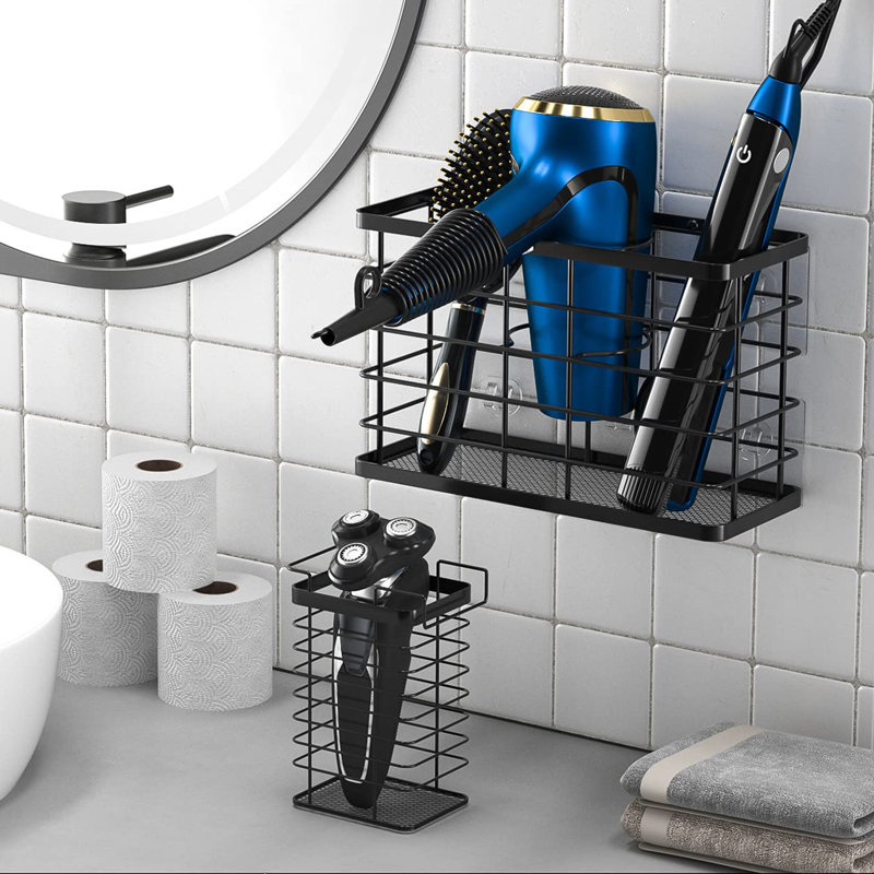 Organisateur pour outils pour cheveux, Noir