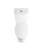 Comfortable Toilet With 17" Seat, 1.1/1.6 Dual Flush, Rimless Sanitary Basin, Quiet Gloss White 006 For Bathroom One Piece Hygienic Ceramic Silent