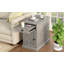 Table de bout de salon classique avec ports USB et rangement-1270056548