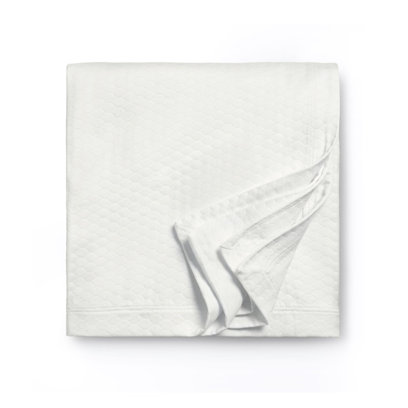 Favo Coverlet, Twin Coverlet, Ivory