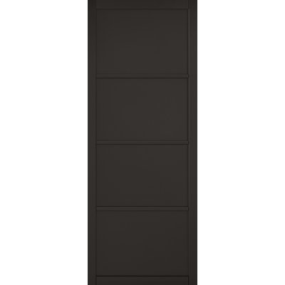 Soho 4P Black Internal Door