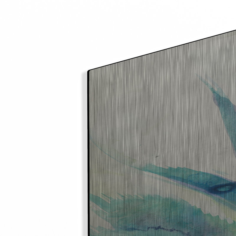 Art mural en métal «Cool Aloe» par Albena Hristova, H 36 po x l 24 po
