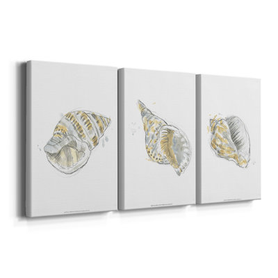 Citron croquis I - toile tendue sur mesure - 3 pièces